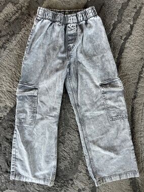 H&M cargo denim size 8-9